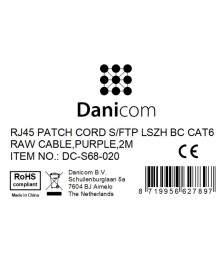 CAT6 S/FTP Patchkabel 2m Lila kaufen | SchnellMarket