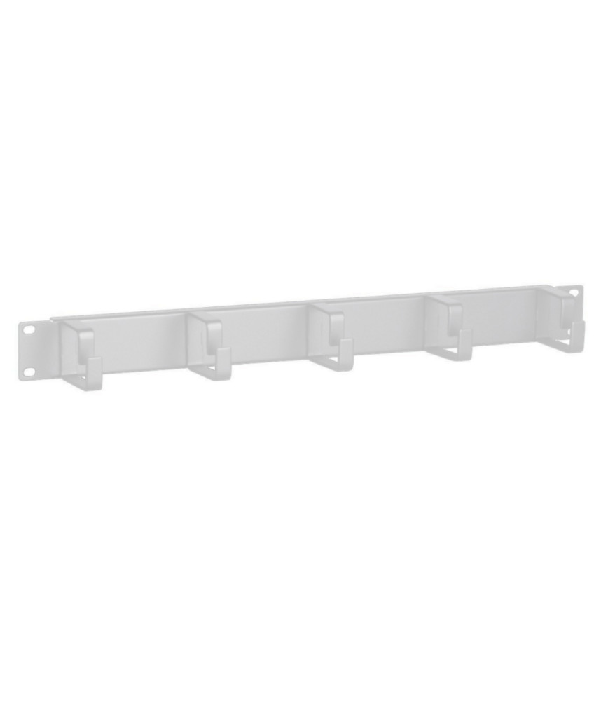 1U 19 inch metal cable tray - white
