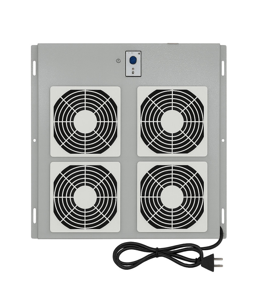 Belüftungseinheit mit 4 Ventilatoren und Thermostat für Outdoor Netzwe