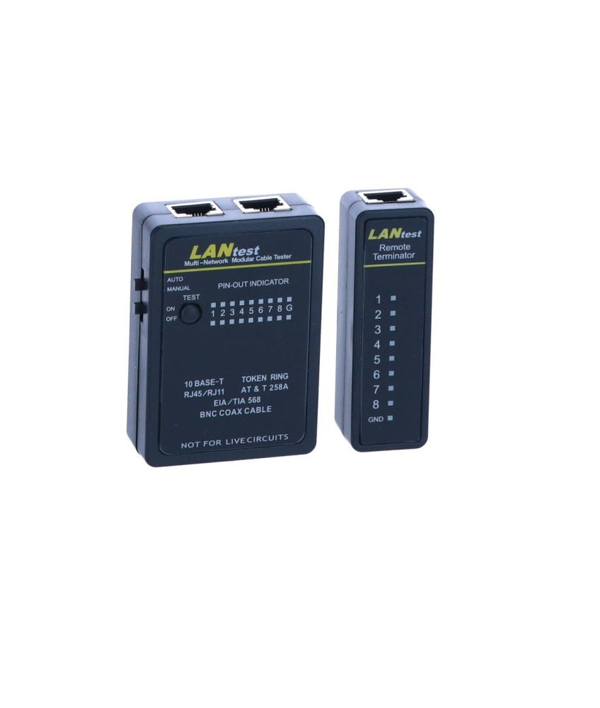 Netzwerktester, U/UTP, F/UTP und SF/UTP Leitungstester, Cat5 Cat6 Kabe