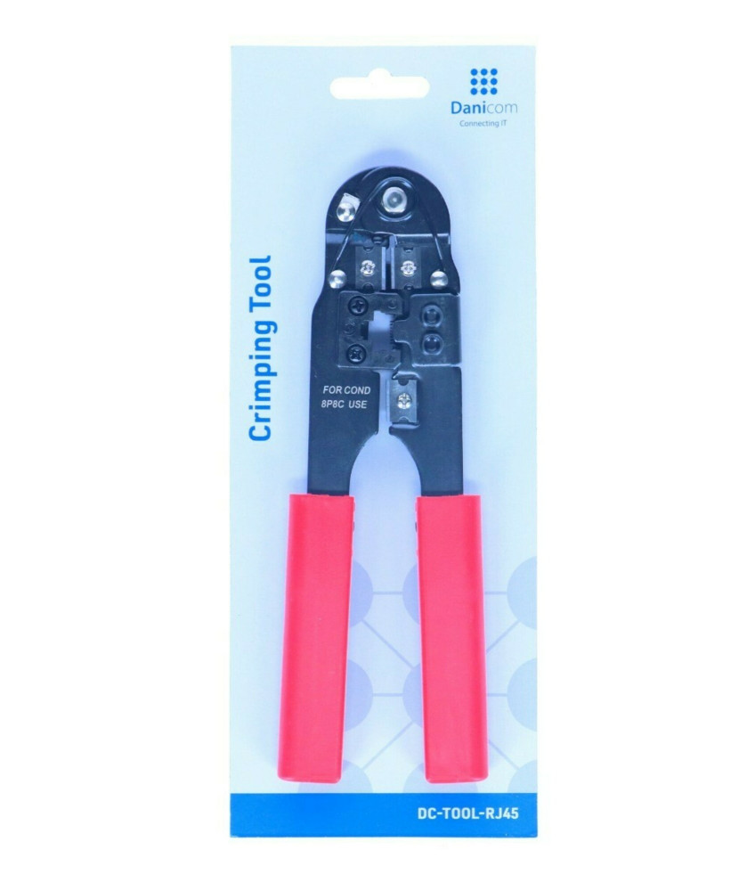 Crimping pliers, metal, RJ45