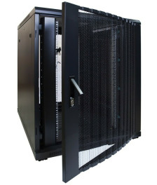 18 HE 19” Serverschrank, mit perforierter Fronttür (BxTxH) 800 x 1000