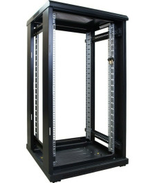 22 HE 19” Serverschrank, mit Glastür (BxTxH) 600 x 600 x 1200mm