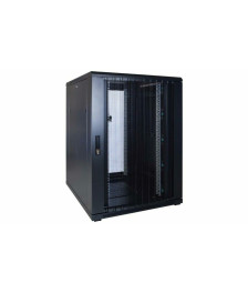 22U server rack with perforated door 800x1000x1200mm (WxDxH)