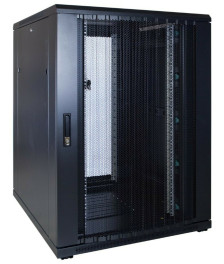 22U server rack with perforated door 800x1000x1200mm (WxDxH)