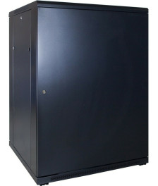 22U server rack with glass door 800x800x1200mm (WxDxH)