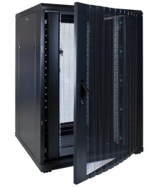 22 HE 19” Serverschrank, mit perforierter Fronttür (BxTxH) 800 x 800 x