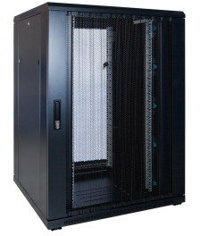 22 HE 19” Serverschrank, mit perforierter Fronttür (BxTxH) 800 x 800 x