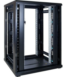 22 HE 19” Serverschrank, mit perforierter Fronttür (BxTxH) 800 x 800 x