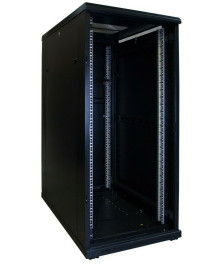 27U server rack with glass door 600x1000x1400mm (WxDxH)
