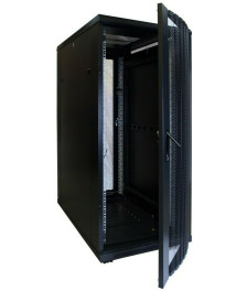 27 HE 19” Serverschrank, mit perforierter Fronttür (BxTxH) 600 x 1000