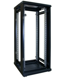27 HE 19” Serverschrank, mit Glastür (BxTxH) 600 x 600 x 1400mm