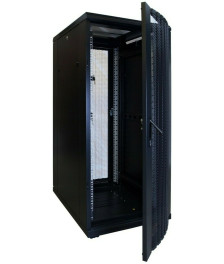 27 HE 19” Serverschrank, mit perforierter Fronttür (BxTxH) 600 x 800 x