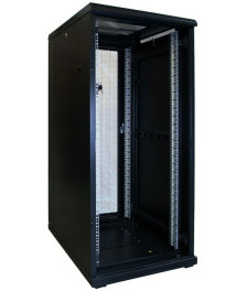 27 HE 19” Serverschrank, mit perforierter Fronttür (BxTxH) 600 x 800 x