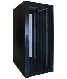 27U server rack with perforated door 600x800x1400mm (WxDxH)