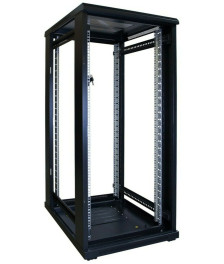27U server rack with perforated door 600x800x1400mm (WxDxH)