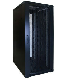 27 HE 19” Serverschrank, mit perforierter Fronttür (BxTxH) 600 x 800 x