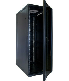 32 HE 19” Serverschrank, mit Glastür (BxTxH) 600 x 1000 x 1600mm