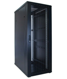 32U server rack with perforated door 600x1000x1600mm (WxDxH)