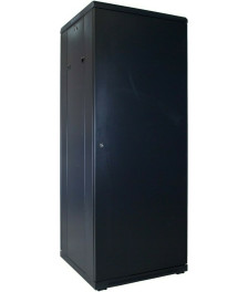 32U server rack with glass door 600x600x1600mm (WxDxH)