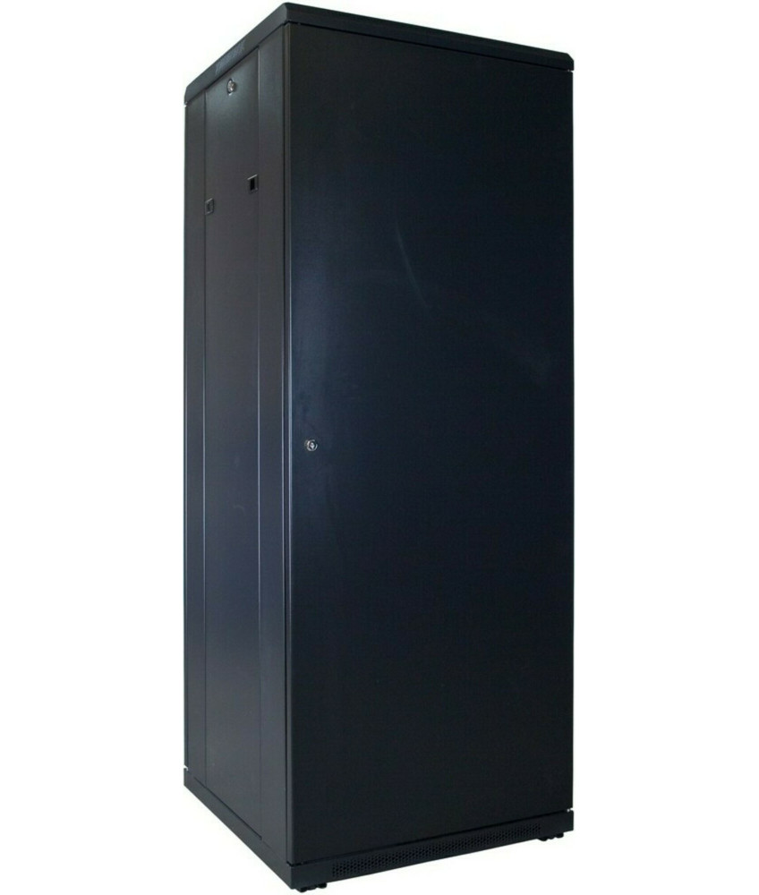 32 HE 19” Serverschrank, mit Glastür (BxTxH) 600 x 600 x 1600mm