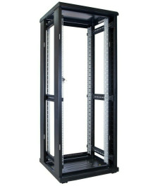 32 HE 19” Serverschrank, mit perforierter Fronttür (BxTxH) 600 x 600 x