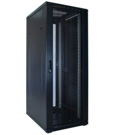 32U server rack with perforated door 600x800x1600mm (WxDxH)