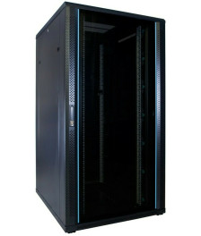 32U server rack with glass door 800x1000x1600mm (WxDxH)