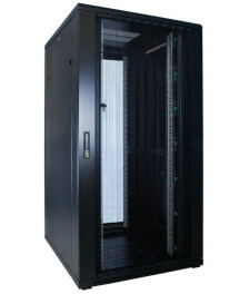 32U server rack with perforated door 800x1000x1600mm (WxDxH)