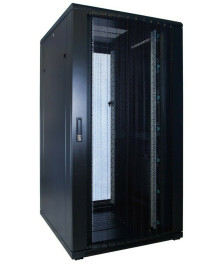32 HE 19” Serverschrank, mit perforierter Fronttür (BxTxH) 800 x 1000