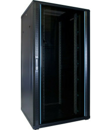 32 HE 19” Serverschrank, mit Glastür (BxTxH) 800 x 800 x 1600mm