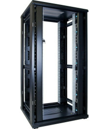 32U server rack with glass door 800x800x1600mm (WxDxH)