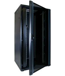 32U server rack with glass door 800x800x1600mm (WxDxH)