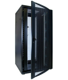 32U server rack with perforated door 800x800x1600mm (WxDxH)