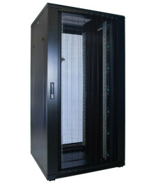 32U server rack with perforated door 800x800x1600mm (WxDxH)