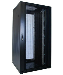 32U server rack with perforated door 800x800x1600mm (WxDxH)