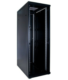 37U server rack with glass door 600x1000x1800mm (WxDxH)