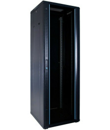37 HE 19” Serverschrank, mit Glastür (BxTxH) 600 x 600 x 1800mm