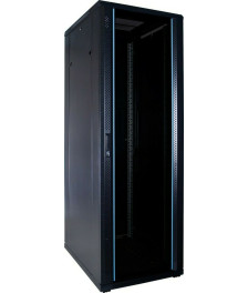 37U server rack with glass door 600x800x1800mm (WxDxH)