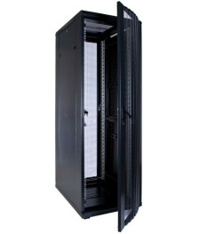 37U server rack with perforated door 600x800x1800mm (WxDxH)