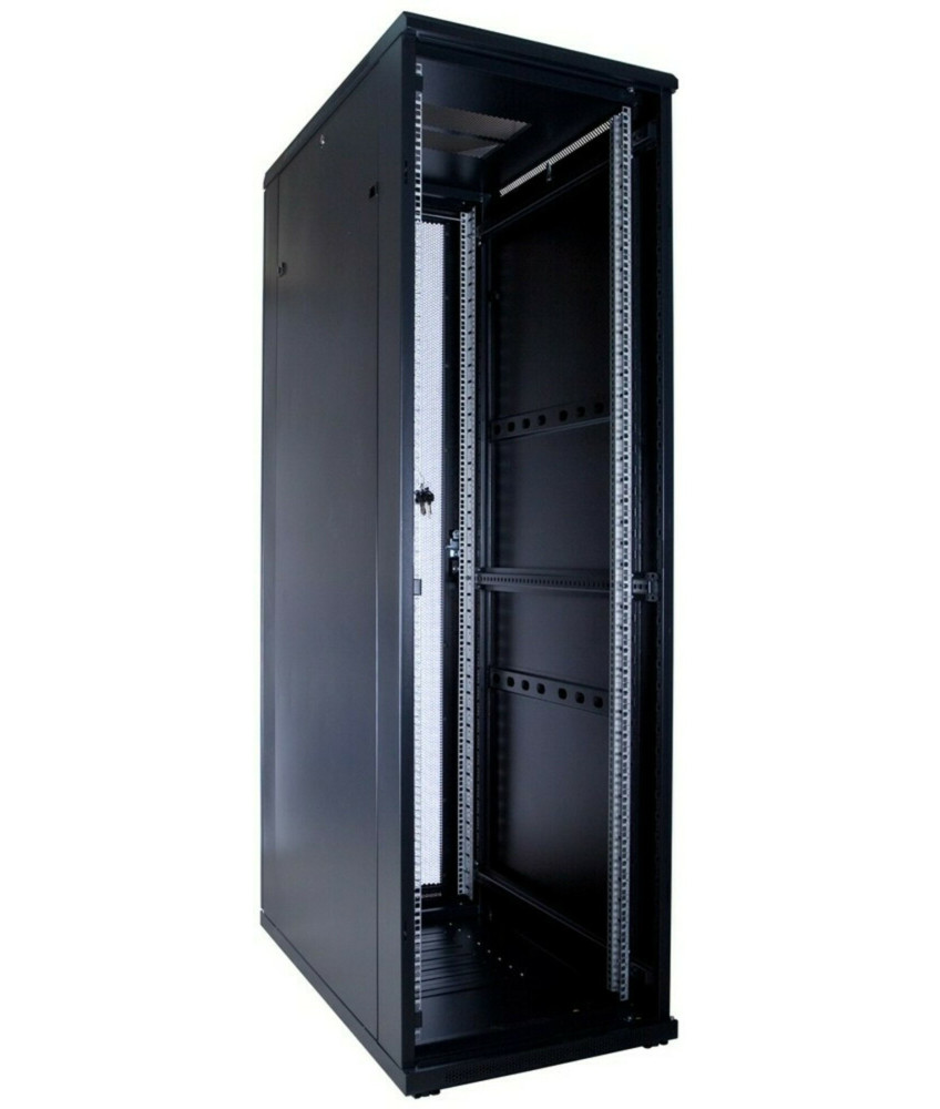 42 HE 19” Serverschrank, mit perforierter Fronttür (BxTxH) 600 x 1000