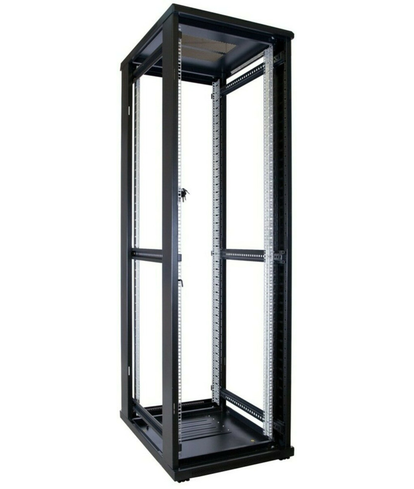 42 HE 19” Serverschrank, mit Glastür (BxTxH) 600 x 800 x 2000mm
