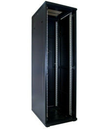 42 HE 19” Serverschrank, mit Glastür (BxTxH) 600 x 800 x 2000mm
