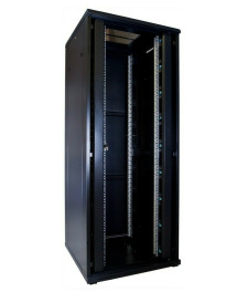 42 HE 19” Serverschrank, mit Glastür (BxTxH) 800 x 800 x 2000mm