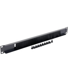 19 inch cable entry panel with brush strip - 1U
