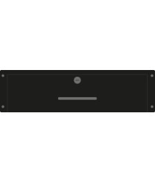 19 inch lockable metal drawer - 3U