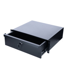19 inch lockable metal drawer - 3U