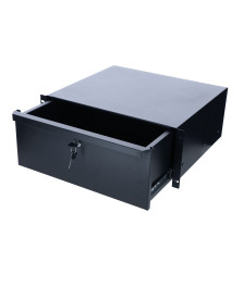 19 inch lockable metal drawer - 4U