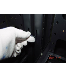 Server rack coupling set