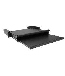 Keyboard and mouse shelf for 19-inch server racks - 2U